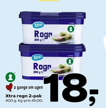 Coop 365 Xtra rogn 2-pak tilbud