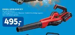 Davidsen EINHELL LØVBLÆSER 18 V tilbud