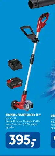 Davidsen EINHELL FUGERENSER 18 V tilbud