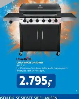 Davidsen CHAR-BROIL GASGRILL tilbud