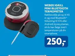 Davidsen WEBER IGRILL MINI BLUETOOTH TERMOMETER tilbud