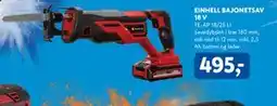 Davidsen EINHELL BAJONETSAV 18 V tilbud