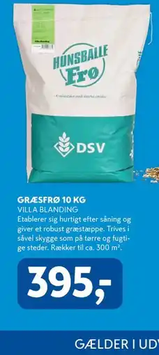 Davidsen GRÆSFRØ 10 KG tilbud