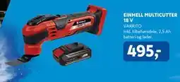 Davidsen EINHELL MULTICUTTER 18 V tilbud