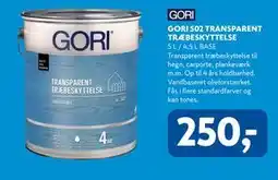 Davidsen GORI 502 TRANSPARENT TRÆBESKYTTELSE tilbud