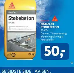 Davidsen SKALFLEX STØBEBETON tilbud