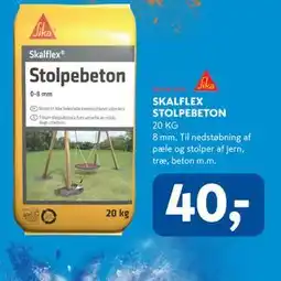 Davidsen SKALFLEX STOLPEBETON tilbud