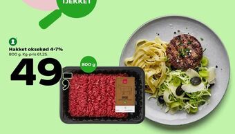 Coop 365 Hakket oksekød 4-7% tilbud