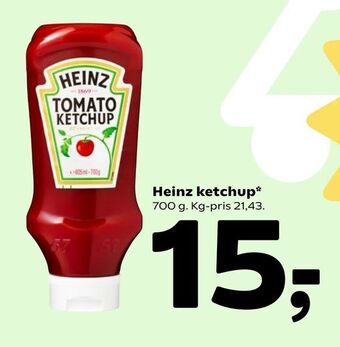 Coop 365 Heinz ketchup tilbud