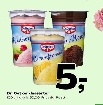 Coop 365 Dr. Oetker desserter tilbud