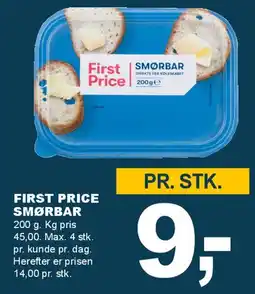 Let-Køb First Price smørbar tilbud