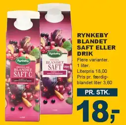 Let-Køb Rynkeby Blandet Saft eller Drik tilbud