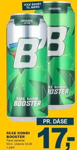 Let-Køb Faxe Kondi Booster tilbud