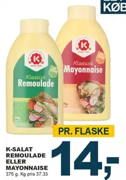 Let-Køb K-Salat remoulade eller mayonnaise tilbud