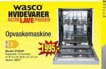 Harald Nyborg Opvaskemaskine tilbud