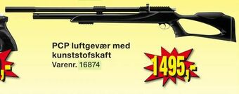 Harald Nyborg PCP luftgevær med kunststofskaft tilbud