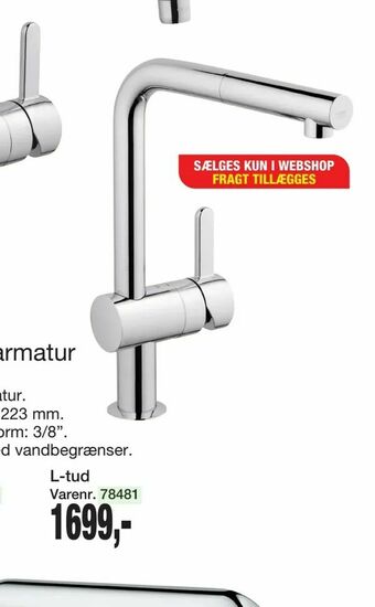 Harald Nyborg Køkkenarmatur tilbud