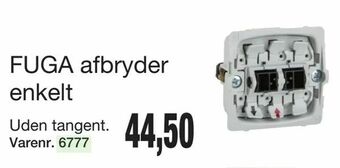 Fuga afbryder enkelt