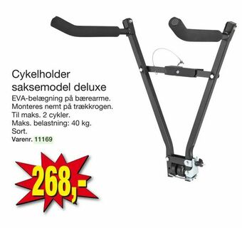 Harald Nyborg Cykelholder saksemodel deluxe tilbud