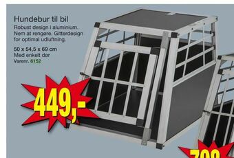 Hundebur til bil