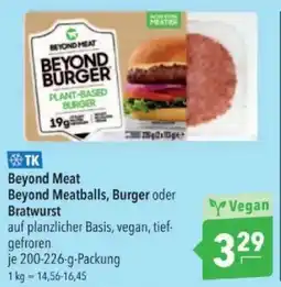 Citti Tk beyond meat beyond meatballs, burger oder bratwurst tilbud