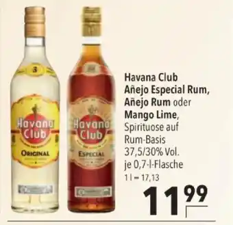 Citti Havana Club Añejo Especial Rum, Añejo Rum oder Mango Lime tilbud
