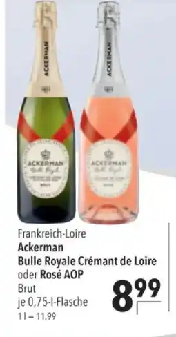 Citti Frankreich-loire ackerman bulle royale crémant de loire oder rosé aop tilbud