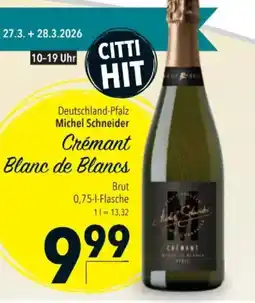 Citti Deutschland-pfalz michel schneider crémant blanc de blancs tilbud