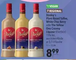 Citti Dooley's Plant-Based Toffee, White Choc Berry oder The Yellow One Creamy Liqueur (Eierlikör) tilbud