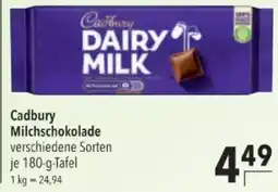 Citti Cadbury Milchschokolade tilbud