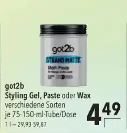 Citti Got2b styling gel, paste oder wax tilbud