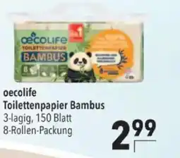Citti Oecolife toilettenpapier bambus tilbud