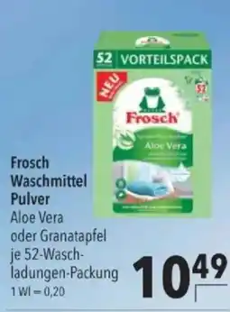 Citti Frosch Waschmittel Pulver Aloe Vera tilbud