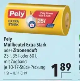 Citti Pely Müllbeutel Extra Stark oder Zitronenduft tilbud