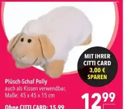 Citti Plüsch-Schaf Polly tilbud