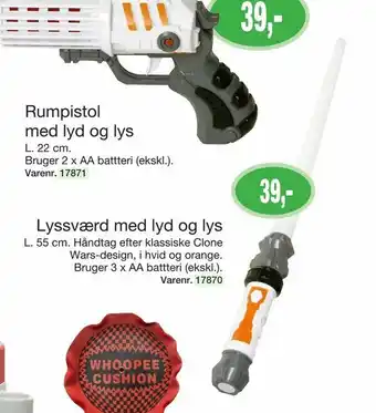 Harald Nyborg Lyssværd med lyd og lys tilbud