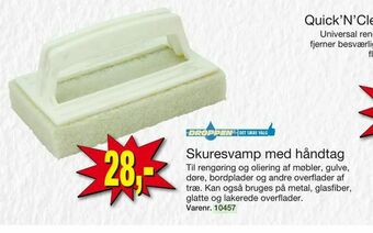 Skuresvamp med håndtag