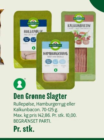 Min Købmand Den Grønne Slagter tilbud