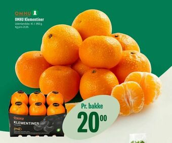 Min Købmand OMHU Klementiner tilbud