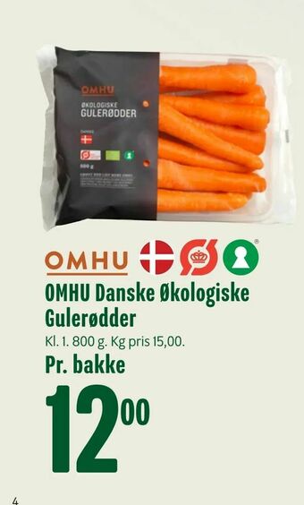 OMHU Danske Økologiske Gulerødder