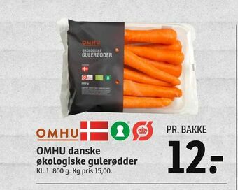OMHU danske økologiske gulerødder