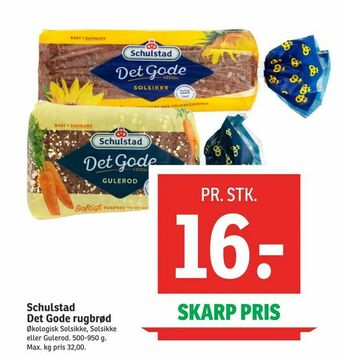 SPAR Schulstad Det Gode rugbrød tilbud
