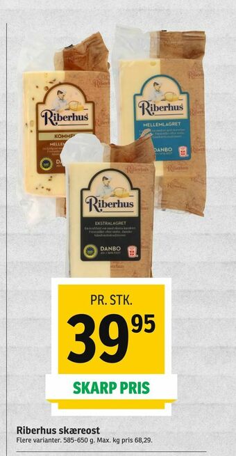 SPAR Riberhus skæreost tilbud