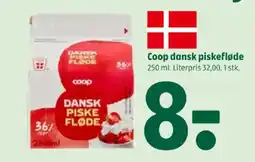 Coop 365 Coop dansk piskefløde tilbud