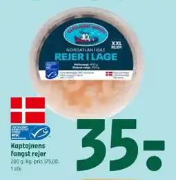 Coop 365 Kaptajnens fangst rejer tilbud