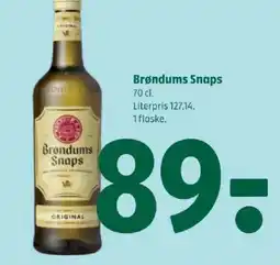 Coop 365 Brøndums Snaps tilbud