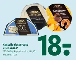 Coop 365 Castello dessertost eller krans tilbud