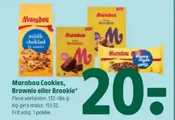 Coop 365 Marabou Cookies, Brownie eller Brookie tilbud