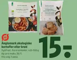 Coop 365 Änglamark økologiske kartofler eller brød tilbud