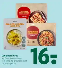 Coop 365 Coop færdigret tilbud